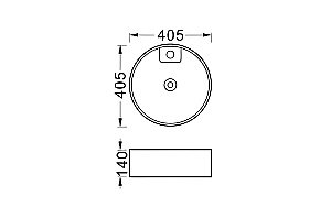 Раковина накладная Aquatek Европа 40,5 AQ5212-MB черная матовая купить в интернет-магазине Sanbest