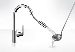 Смеситель для кухни Hansgrohe Focus M41 240 31815670 купить в интернет-магазине сантехники Sanbest