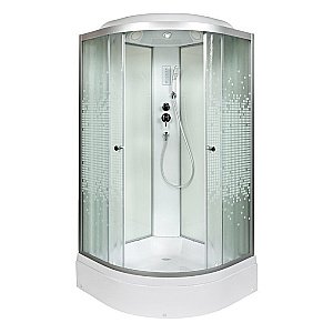 Душевая кабина DTO L 790 90х90 с электрикой купить в интернет-магазине Sanbest