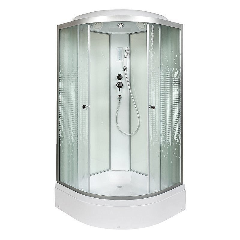 Душевая кабина DTO L 790 90х90 с электрикой купить в интернет-магазине Sanbest