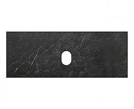 Столешница BelBagno KEP-120-MNO-W0 черный матовый мрамор для ванной в интернет-магазине сантехники Sanbest