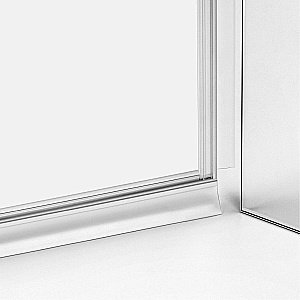 Душевой уголок NEW TRENDY NEW RENOMA 90x80 стекло прозрачное/профиль хром купить в интернет-магазине Sanbest