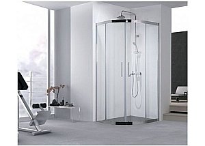 Душевой уголок Aquanet Delta NPE2142 90x90 стекло прозрачное/профиль хром купить в интернет-магазине Sanbest