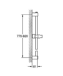 Душевая штанга Grohe Tempesta 27524001 хром купить в интернет-магазине сантехники Sanbest