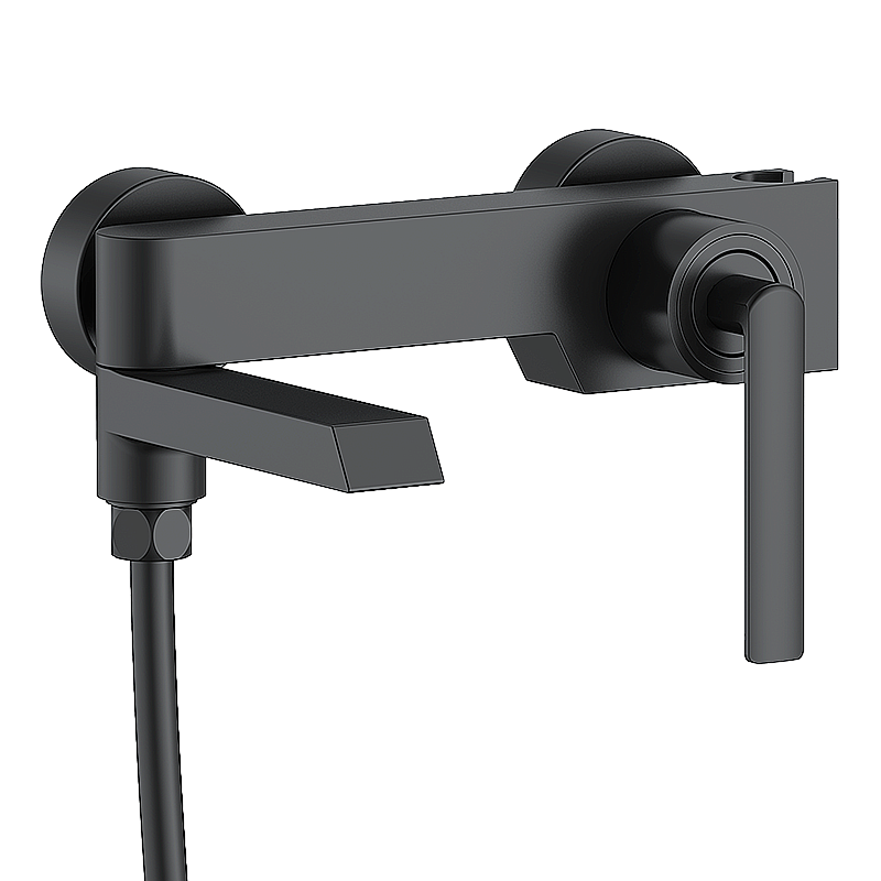 Смеситель для ванны Elghansa URBAN XQ 2313301-Black черный матовый купить в интернет-магазине сантехники Sanbest