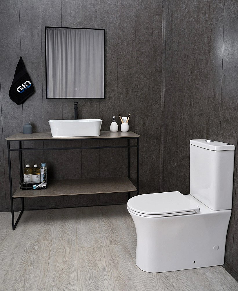 Раковина накладная Gid Creativo 53 N9028 51233 белая купить в интернет-магазине Sanbest