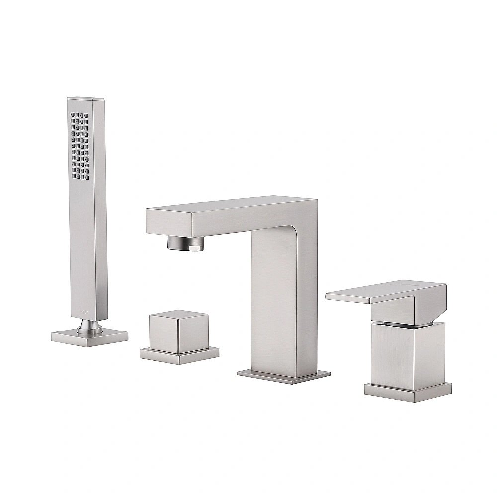 Смеситель для ванны ABBER Daheim AF8213SP сатин купить в интернет-магазине сантехники Sanbest