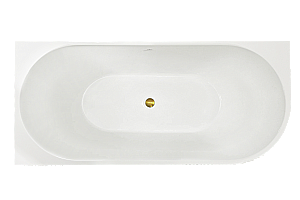 Акриловая ванна Royal Bath NERO RB710300-GD 150х75 белый купить в интернет-магазине Sanbest