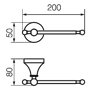 Держатель туалетной бумаги Veragio Gialetta VR.GIL-6480.DO купить в интернет-магазине сантехники Sanbest