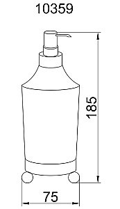 Диспенсер Boheme Hermitage 10359 купить в интернет-магазине сантехники Sanbest