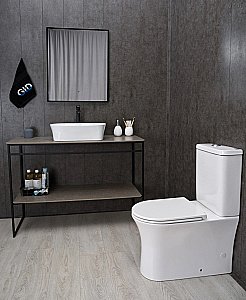 Раковина накладная Gid Creativo 53 N9028 51233 белая купить в интернет-магазине Sanbest