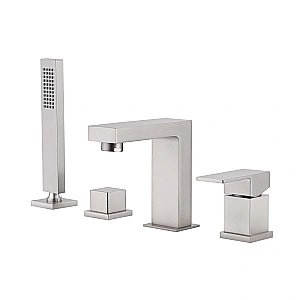 Смеситель для ванны ABBER Daheim AF8213SP сатин купить в интернет-магазине сантехники Sanbest