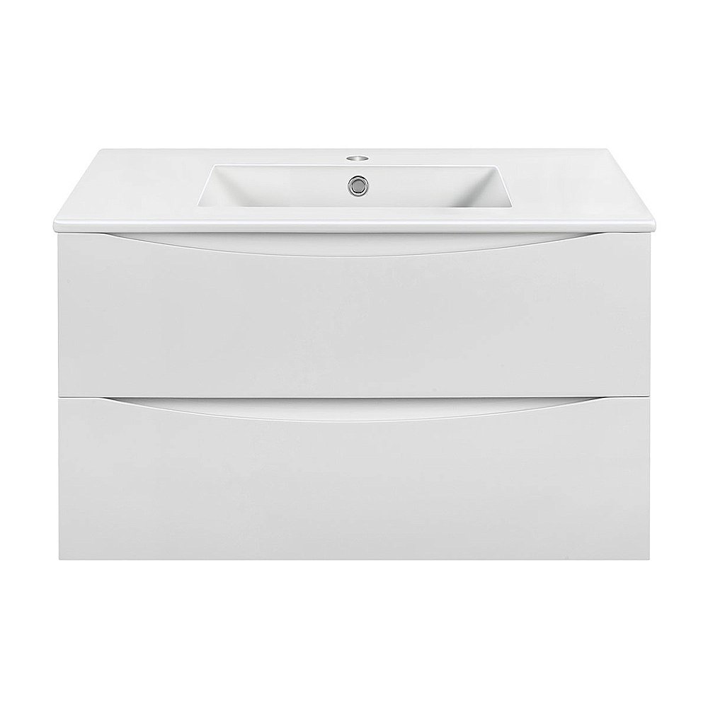 Тумба с раковиной Vincea Mia 900 белый глянец для ванной в интернет-магазине Sanbest