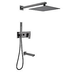 Душевая система Abber Daheim AF8217NG никель купить в интернет-магазине сантехники Sanbest