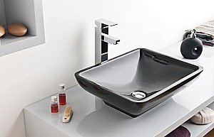 Раковина Creavit Tina 49 TP140-00SI00E-0000 черная купить в интернет-магазине Sanbest