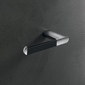 Держатель для туалетной бумаги Inda Mita хром/матовый черный купить в интернет-магазине сантехники Sanbest