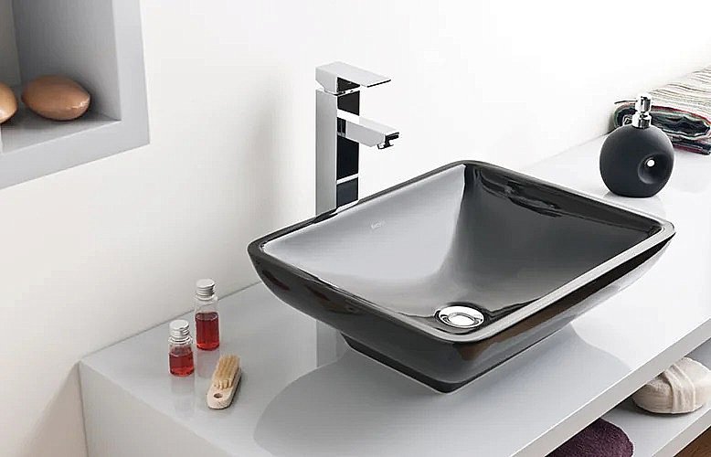 Раковина Creavit Tina 49 TP140-00SI00E-0000 черная купить в интернет-магазине Sanbest