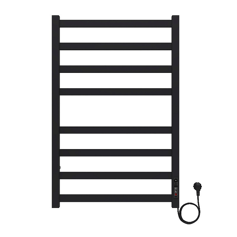 Полотенцесушитель электрический Azario PALERMO П8 500х800 AZ83858B черный купить в интернет-магазине сантехники Sanbest