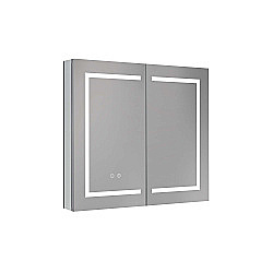 Зеркальный шкаф Aquqtek AQ7804-MLC 80х70 хром купить в интернет-магазине сантехники Sanbest