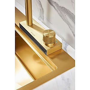 Смеситель для кухни Milacio Ultra MCU.556.GD золото купить в интернет-магазине сантехники Sanbest