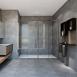 Душевая дверь Vincea GARDA VDS-1G2 170 хром/прозрачное купить в интернет-магазине Sanbest