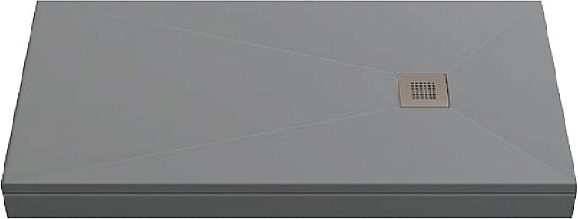 Душевой поддон Creto Ares 100x80 графит купить в интернет-магазине Sanbest