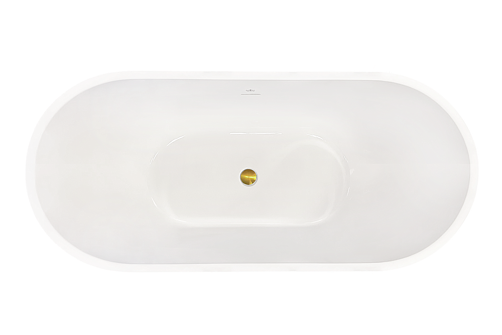 Акриловая ванна Royal Bath WAVE RB610102GD 180х80 белый купить в интернет-магазине Sanbest