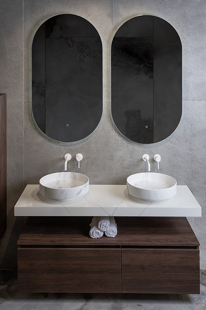 Раковина Boheme Corian 40 801-CLCT Calacatta купить в интернет-магазине Sanbest