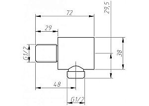 Шланговое подключение для душа Aquanet Steel AF210-92S купить в интернет-магазине сантехники Sanbest