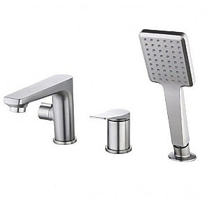 Смеситель для ванны Lemark Bronx LM3745GM купить в интернет-магазине сантехники Sanbest