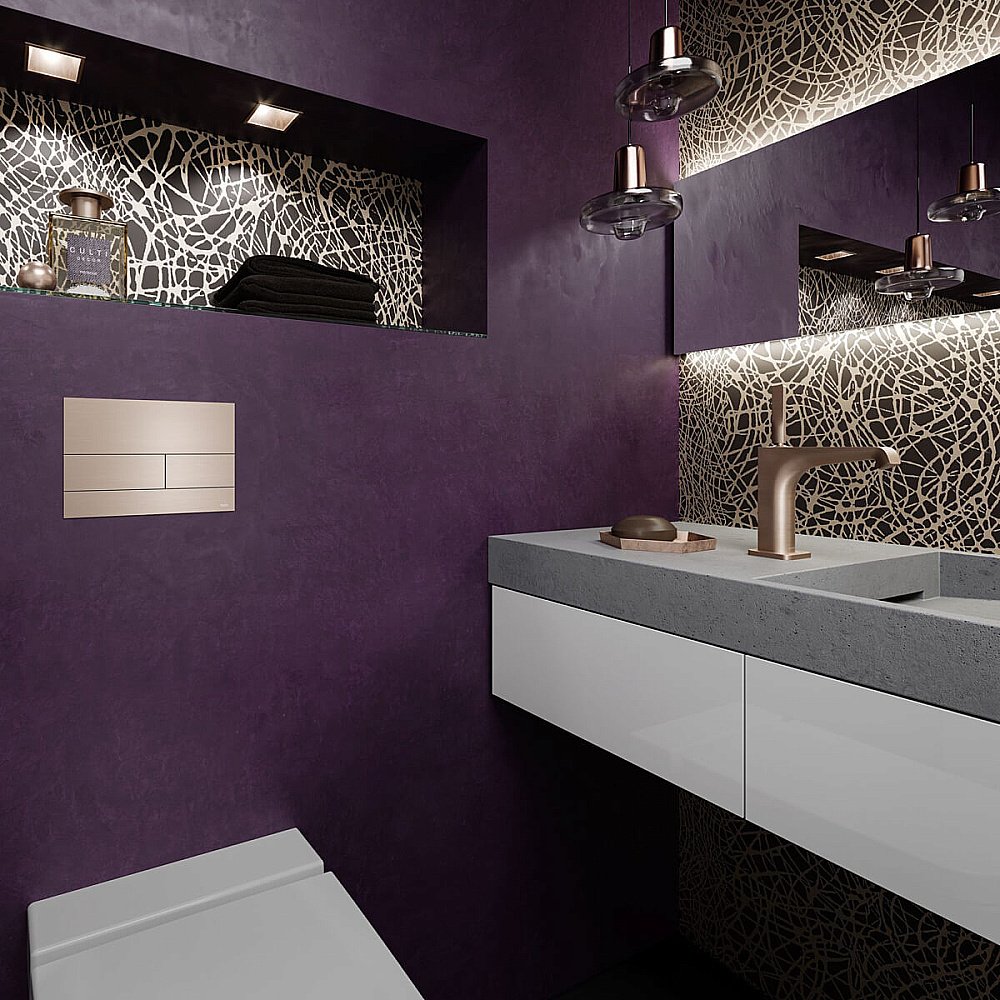 Кнопка для инсталляции TECE Square II 9240843 никель купить в интернет-магазине сантехники Sanbest