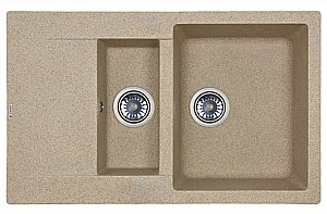 Мойка кухонная Kaiser KM2M-5080 S песочная купить в интернет-магазине сантехники Sanbest