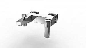 Смеситель для ванны BRAVAT Iceberg F676110C-01 купить в интернет-магазине сантехники Sanbest