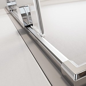 Шторка для ванны Radaway Furo PND II 160 стекло прозрачное/профиль хром купить в интернет-магазине Sanbest