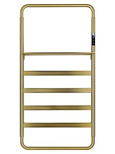 Полотенцесушитель электрический WONZON & WOGHAND DÜSSELDORF, Брашированное золото (WW-A203-BG) купить в интернет-магазине сантехники Sanbest