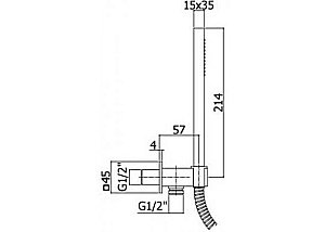 Душевой гарнитур Paffoni PREMIUM ZDUP095NO купить в интернет-магазине сантехники Sanbest