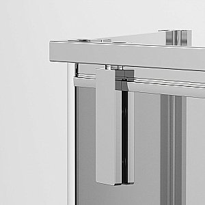 Душевой уголок Ambassador Ritz 112011103 100х100 стекло прозрачное/профиль хром купить в интернет-магазине Sanbest