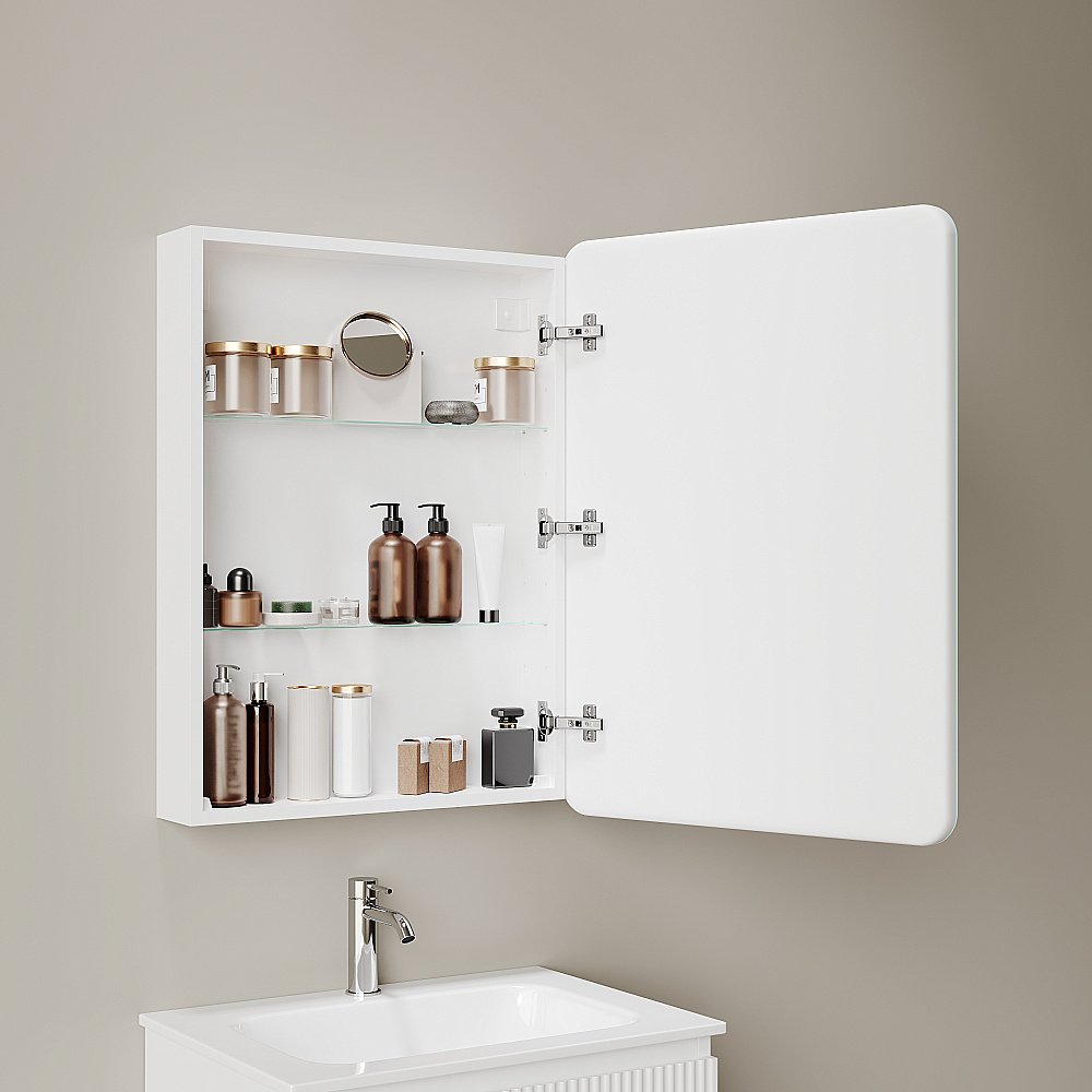 Зеркальный шкаф Sancos Diva DIV600 купить в интернет-магазине сантехники Sanbest