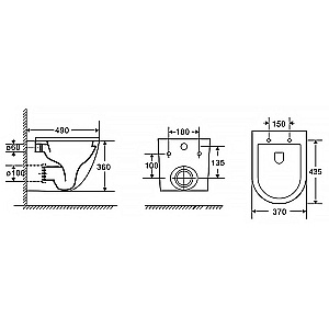 Унитаз подвесной с инсталляцией Azario Mona AZ-8010-1000+AZ-2003MB черный матовый, безободковый, с крышкой микролифт купить в интернет-магазине Sanbest