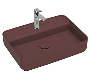 Раковина ISVEA Infinity 55 10NF66055SV-2R бордовый матовый купить в интернет-магазине Sanbest