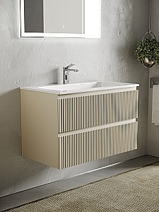 Тумба с раковиной Sancos SNOB R SNR80CE 80 Beige Soft для ванной в интернет-магазине Sanbest