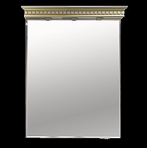 Зеркало Misty Афина 83x107 бежевое патина в ванную от интернет-магазине сантехники Sanbest