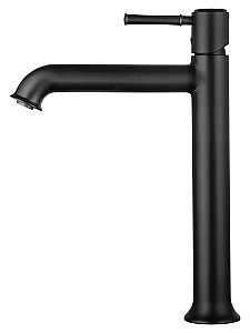 Смеситель для раковины высокий WONZON & WOGHAND TOR, Черный матовый (WW-88019073-MB) купить в интернет-магазине сантехники Sanbest