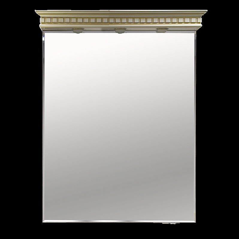 Зеркало Misty Афина 83x107 бежевое патина в ванную от интернет-магазине сантехники Sanbest