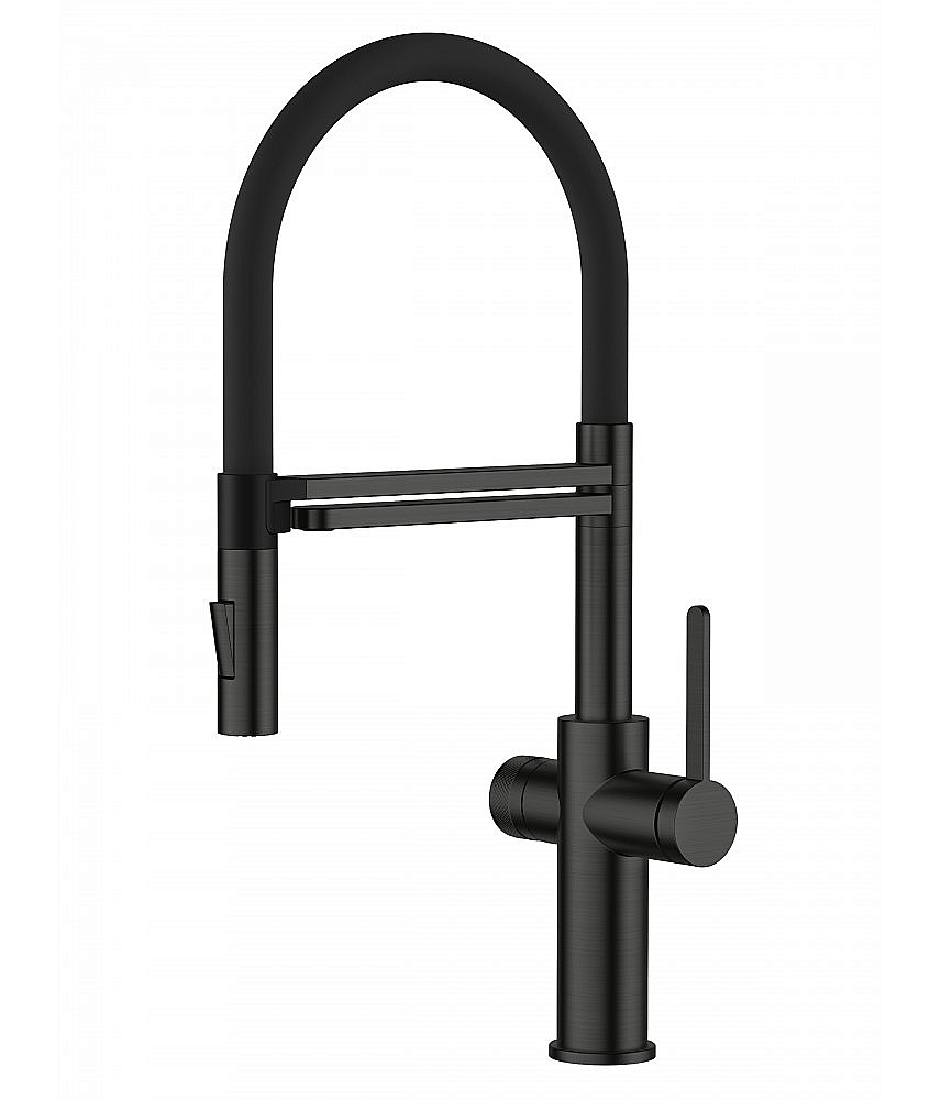 Смеситель для кухни Agger Elegant A3252544 черный матовый купить в интернет-магазине сантехники Sanbest