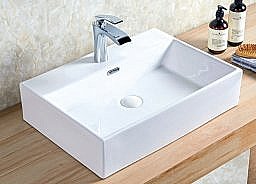 Раковина накладная BelBagno 51 BB1340 белая купить в интернет-магазине Sanbest