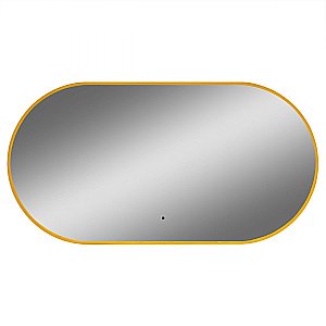 Зеркало Art&Max TORINO AM-Tor-550-1050-DS-Gold в ванную от интернет-магазине сантехники Sanbest