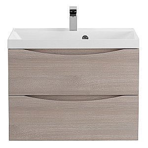 Тумба с раковиной Belbagno MARINO 65 подвесная Rovere Grigio для ванной в интернет-магазине Sanbest