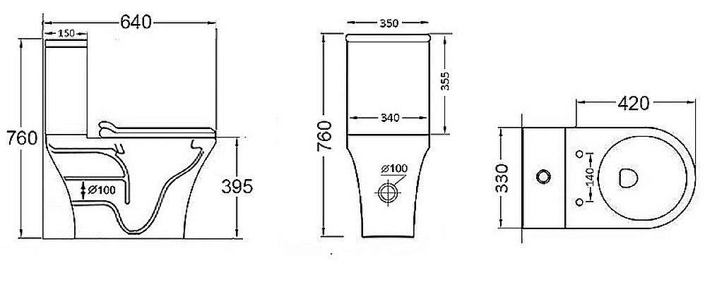 Унитаз напольный Grossman GR-4443 безободковый, с бачком, с крышкой микролифт купить в интернет-магазине Sanbest