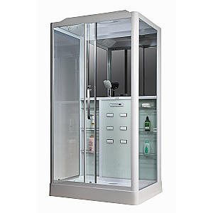 Душевая кабина Loranto Selak CS 129 90х150 прозрачное стекло/профиль белый купить в интернет-магазине Sanbest